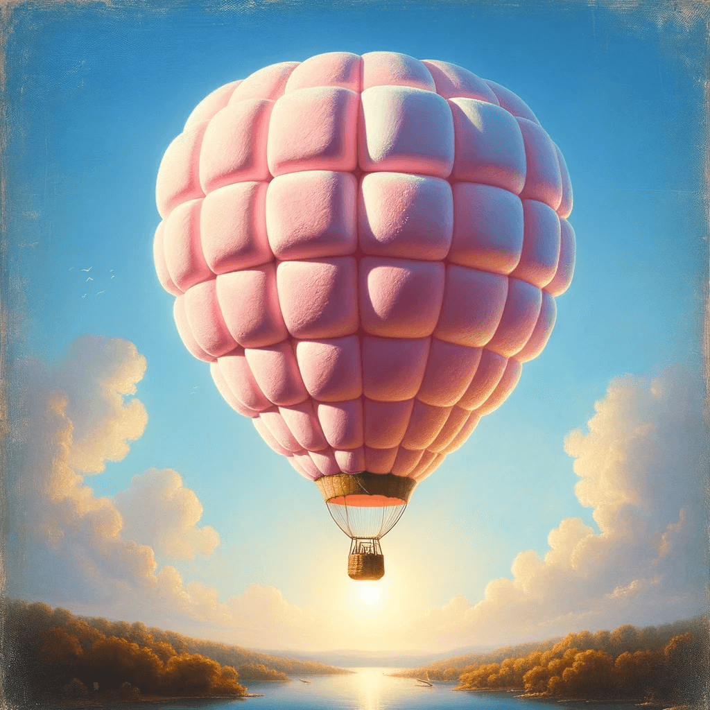Marshmallow Hot Air Balloon