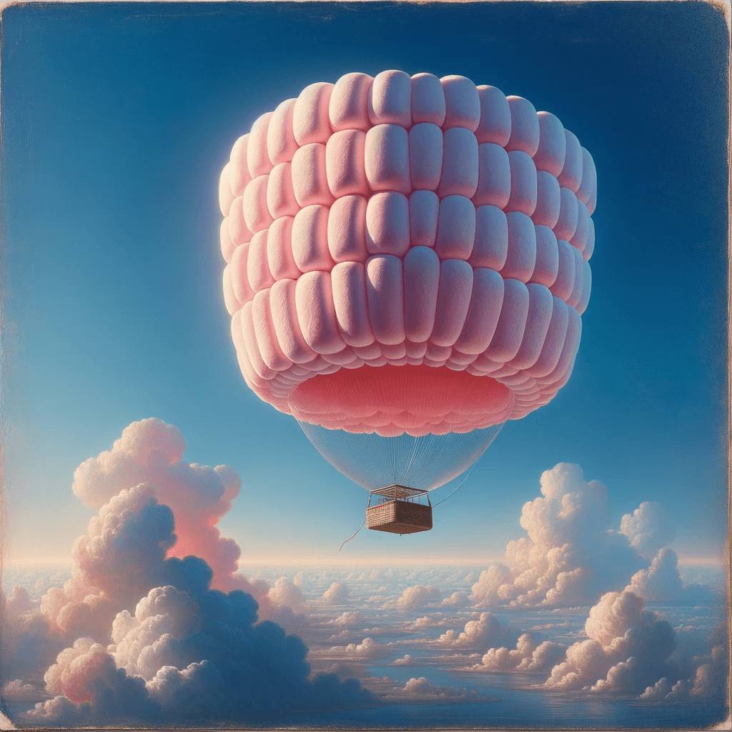 Marshmallow Hot Air Balloon